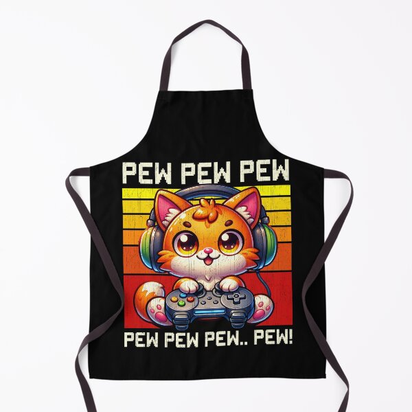 Item preview, Funny Orange Cat Vintage Gamer Videogames Pew Zoo Mom Dad Kids designed and sold by rafaeltto.