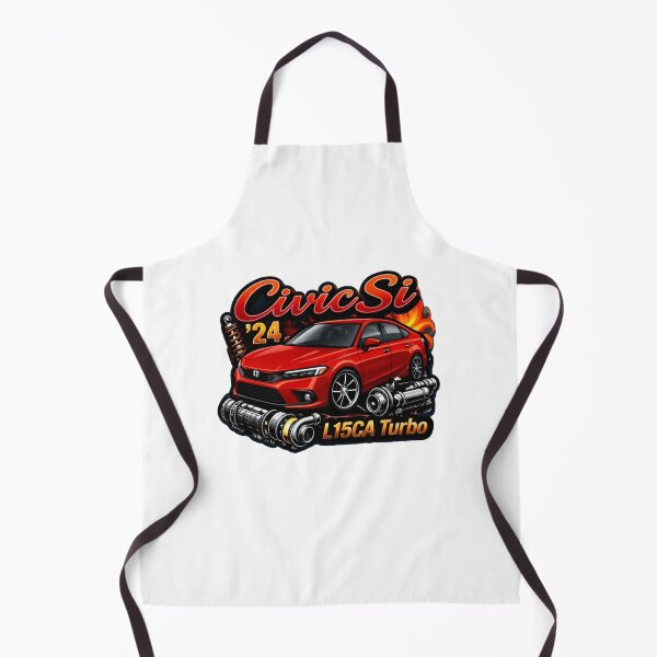 Item preview, Civic Si L15CA Turbo Custom Car Art - Red Sport Compact Design designed and sold by SasquatchTrail.