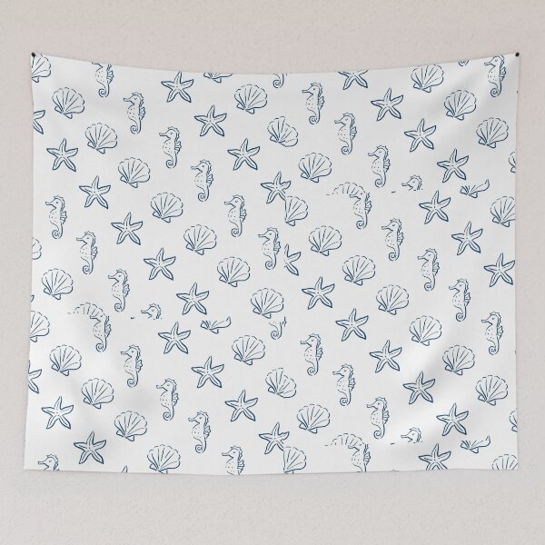 Item preview, Calm Ocean Sea Elements Aesthetic Art  designed and sold by muffinvibes.