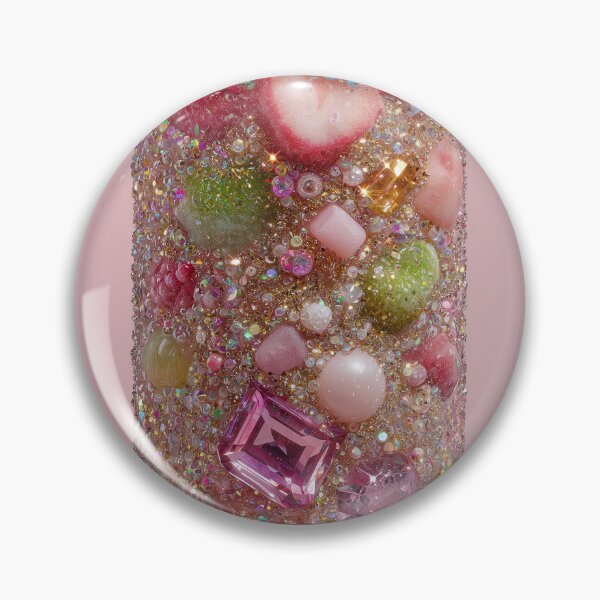 Item preview, Sparkling Pink Jewel and Candy Soda Can Art designed and sold by colorful-white.