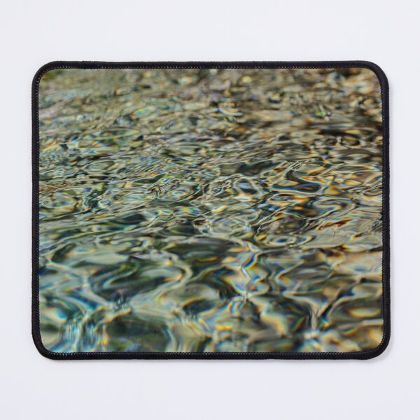 Item preview, Liquid Prism – Abstract Water Reflections with Rainbow Light Texture designed and sold by clipboxjp.