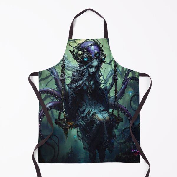 Item preview, Your Abyss: Ethereal Octopus Girl in Dark Forest designed and sold by Insomnia Art Designs.
