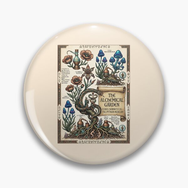 Artikelvorschau, Voynich-Manuskript, Alchemistischer Garten, Mystische Blumen, Botanik entworfen und verkauft von TeeARTHY.