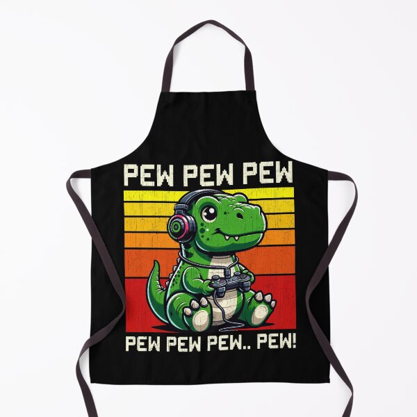 Item preview, Funny Dinosaur Trex Vintage Gamer Videogames Pew Boys Girls Kids designed and sold by rafaeltto.