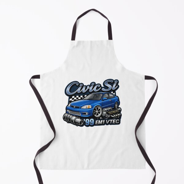 Item preview, Civic Si EM1 VTEC JDM Art - Electron Blue Pearl Custom Graphic designed and sold by SasquatchTrail.