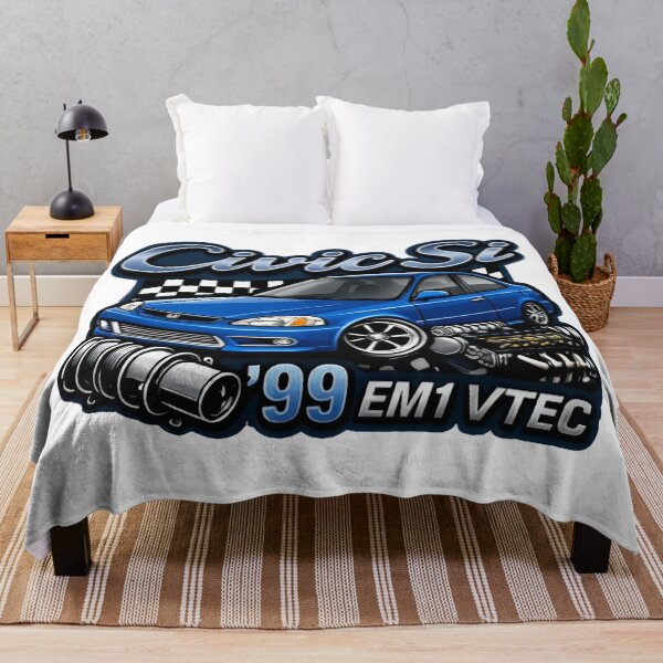 Item preview, Civic Si EM1 VTEC JDM Art - Electron Blue Pearl Custom Graphic designed and sold by SasquatchTrail.