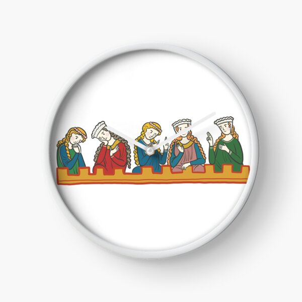 Item preview, Cute and Colorful medieval Ladies designed and sold by MariOyama.
