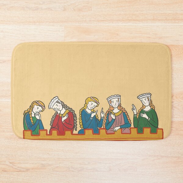 Item preview, Cute and Colorful medieval Ladies designed and sold by MariOyama.