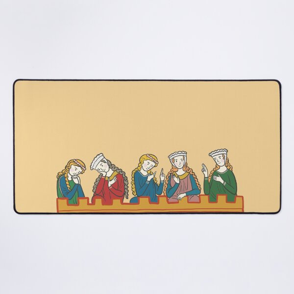 Item preview, Cute and Colorful medieval Ladies designed and sold by MariOyama.