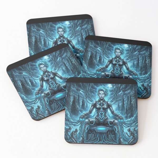 Item preview, TOCOCLAWS Cyber Empress - Neon Electric Throne designed and sold by TOCOCLAWS.