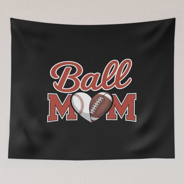 Item preview, Ball Mom Baseball Football Lover Fan Happy Mothers Day Women designed and sold by ReefNight.