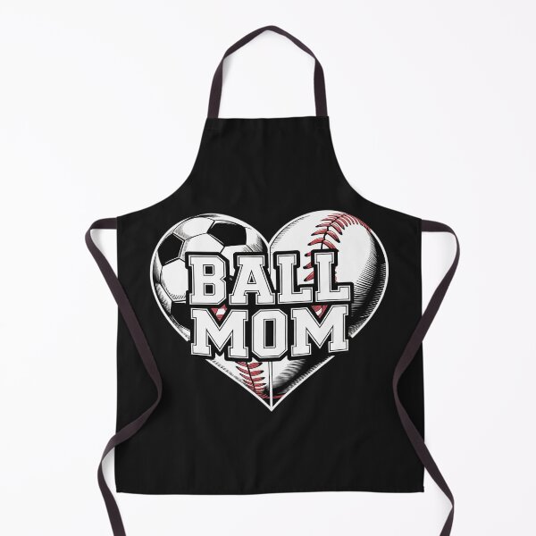 Item preview, Ball Mom Heart Baseball Soccer Mom designed and sold by ReefNight.