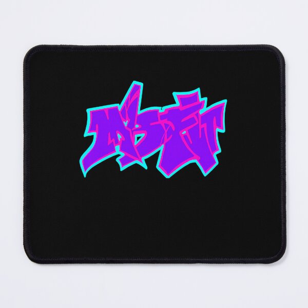Item preview, Misfit Purple Pink Graffiti With Neon Effect designed and sold by clds.