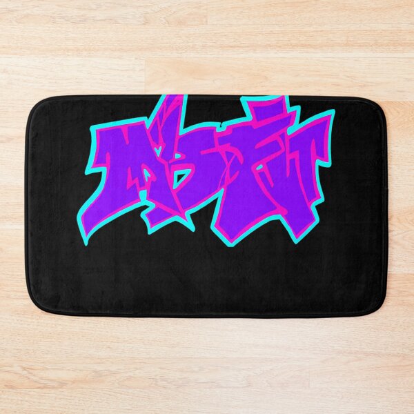 Item preview, Misfit Purple Pink Graffiti With Neon Effect designed and sold by clds.