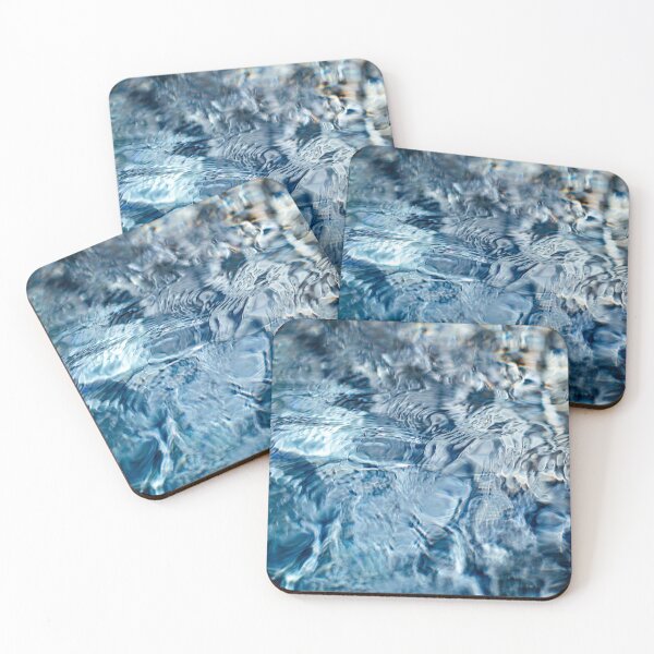 Item preview, Frozen Flow – Blue Liquid Light designed and sold by clipboxjp.