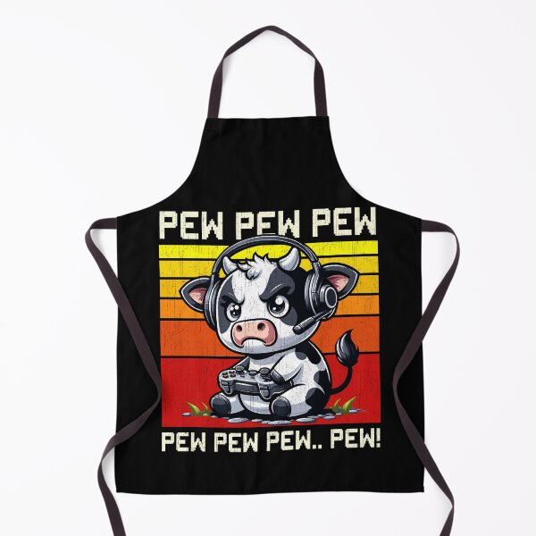 Item preview, Funny Cow Vintage Gamer Videogames Pew Boys Girls Kids designed and sold by rafaeltto.