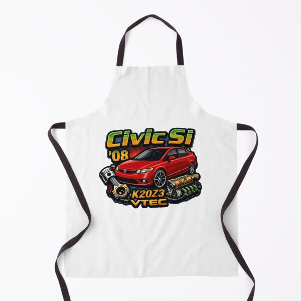 Item preview, Civic Si K20Z3 VTEC Performance Art - Red Sedan Custom Graphic designed and sold by SasquatchTrail.