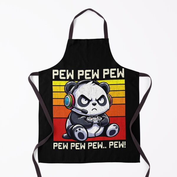 Item preview, Funny Panda Vintage Gamer Videogames Pew Boys Girls Kids designed and sold by rafaeltto.