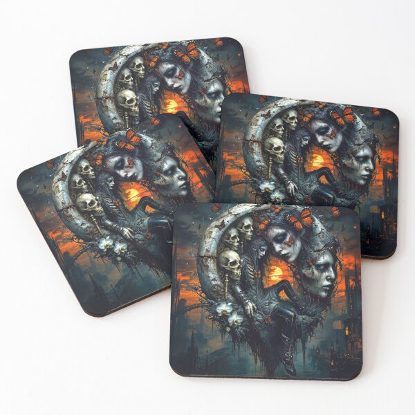 Item preview, World for the Weeping: Gothic Skulls designed and sold by Insomnia Art Designs.