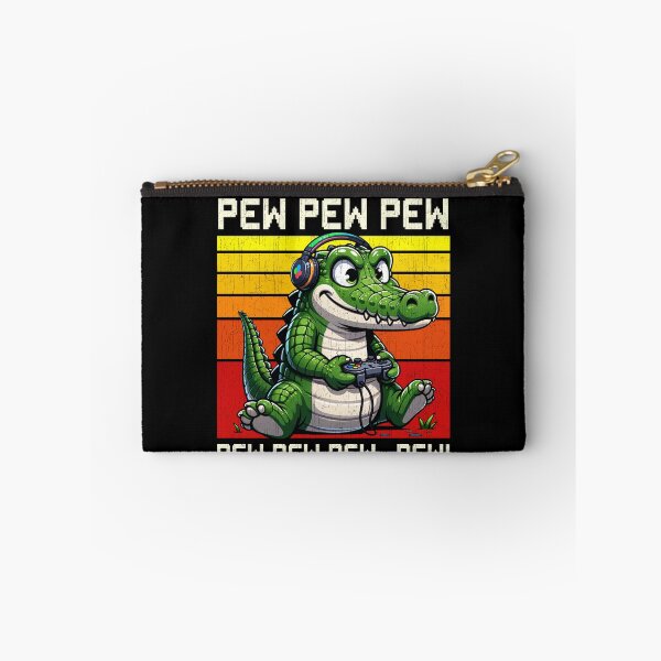 Item preview, Funny Crocodile Vintage Gamer Videogames Pew Boys Girls Kids designed and sold by rafaeltto.