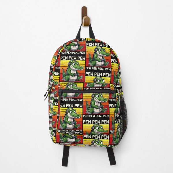 Item preview, Funny Crocodile Vintage Gamer Videogames Pew Boys Girls Kids designed and sold by rafaeltto.