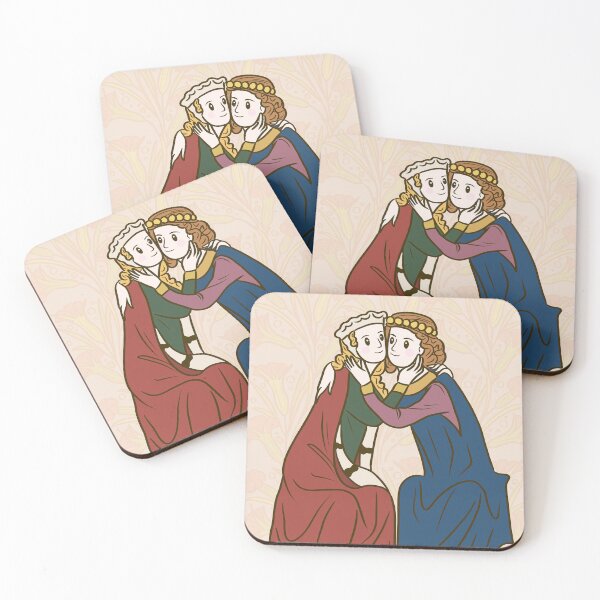 Item preview, Cute Medieval Couple Illustration designed and sold by MariOyama.