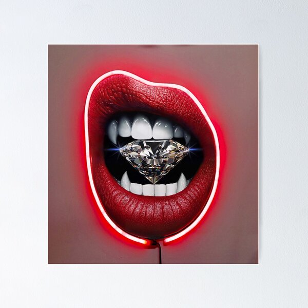 The Louis Vuitton Lips Diamond Painting -  %