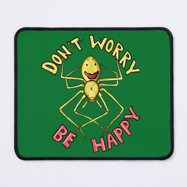 Item preview, Don't Worry Be Happy Hawaiian Smiling Spider designed and sold by JoyHappySpiders.