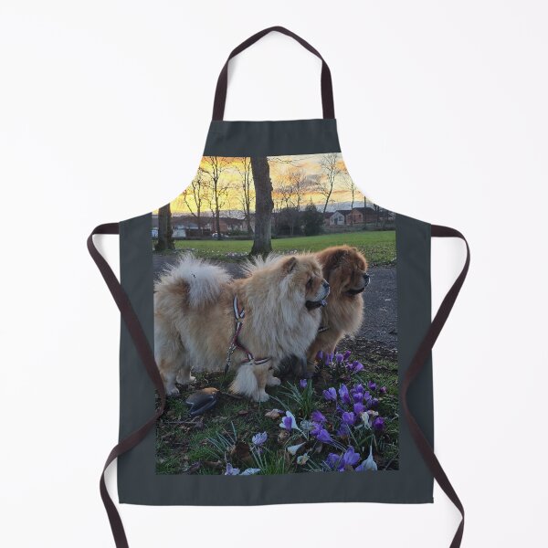 Item preview, Chow Chow Dogs at Sunset in Spring Park designed and sold by MariDaniArt.