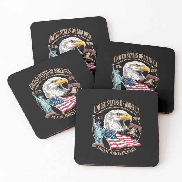 Item preview, 250 Years 1776-2026 250th Birthday Eagle Liberty 4th of July designed and sold by BlassmausArt.