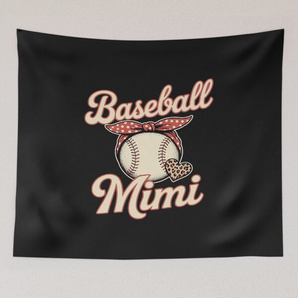 Item preview, Baseball Mimi Bandana Leopard Heart Fans Mother's Day designed and sold by Ranicholasyy.