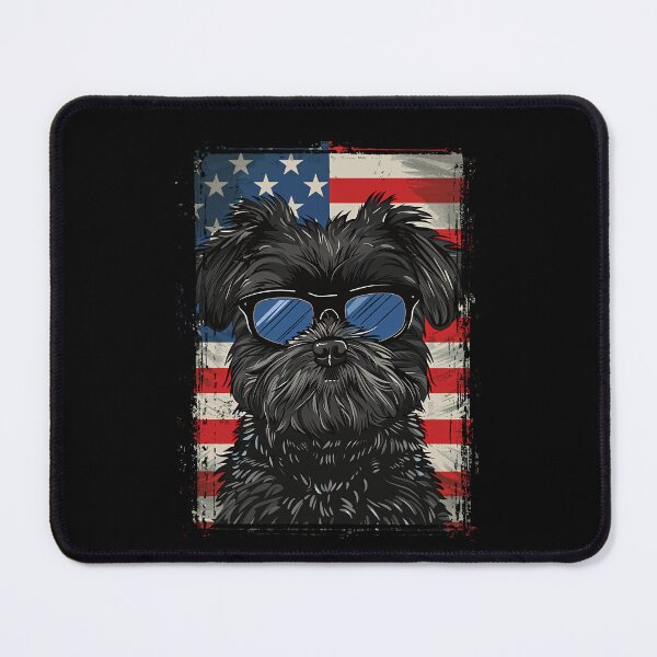 Item preview, Funny Affenpinscher 4th July USA Flag America Mom Dad Kids designed and sold by rafaeltto.