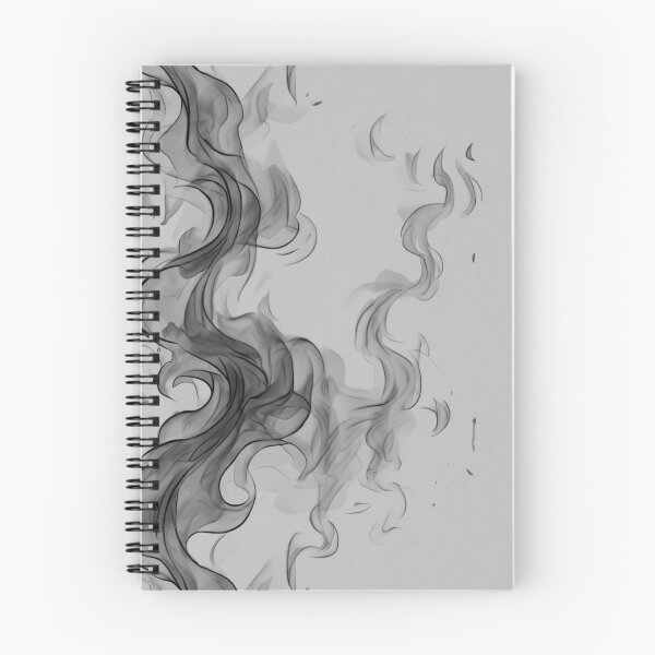 Item preview, Black Gray Smoke Swirl Pattern designed and sold by Vileprint.