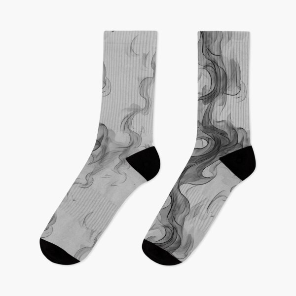 Item preview, Black Gray Smoke Swirl Pattern designed and sold by Vileprint.