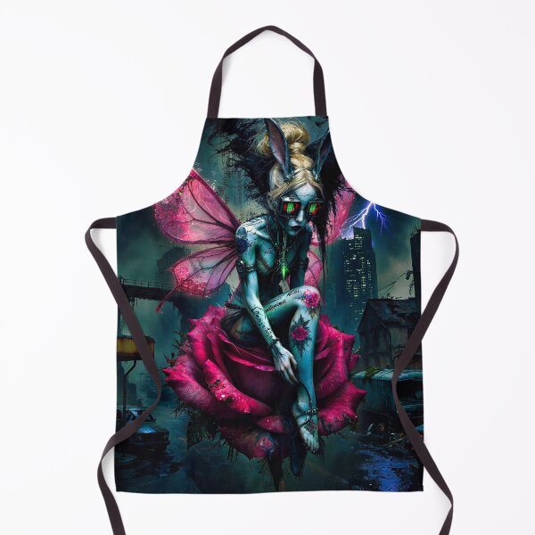 Item preview, Wings Over Ruin: Cyberpunk Fairy on Giant Rose designed and sold by Insomnia Art Designs.