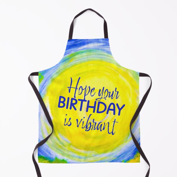 Item preview, Circling Skies - Hope your Birthday is VIBRANT designed and sold by MyBottomShelf.