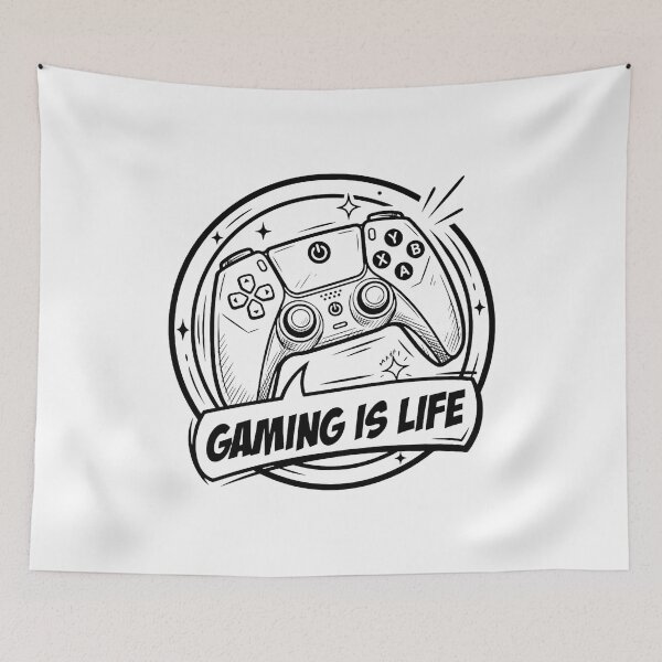 Item preview, Video game controller with gamer phrase designed and sold by Gamershop22025.