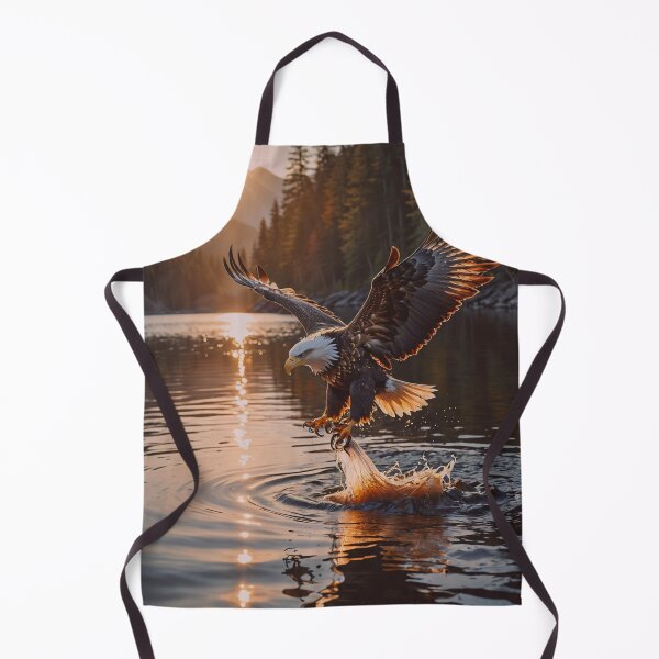 Item preview, Bald Eagle Fishing Wall Art designed and sold by BeautifulVirtues.