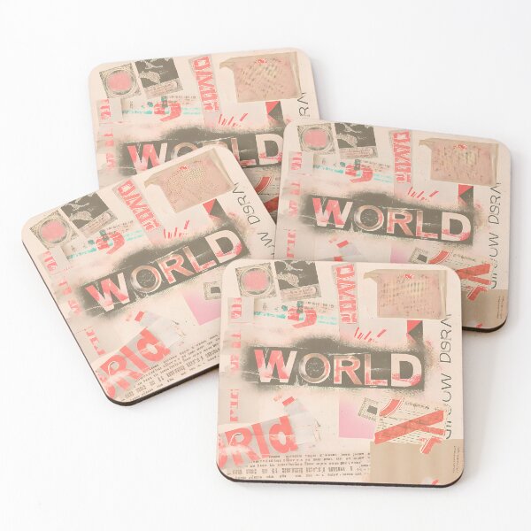 Item preview, World Vintage Grunge Collage Typography Collection Design designed and sold by ART ATTACK ZONE.