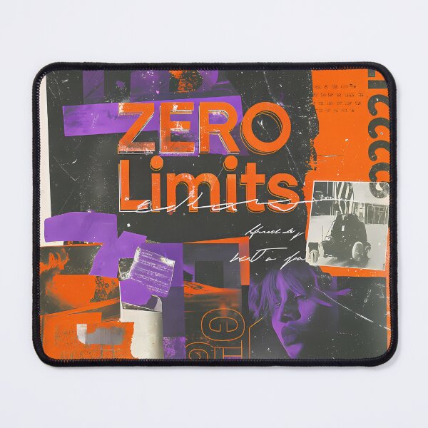 Item preview, Zero Limits Vintage Grunge Collage Typography Collection Design designed and sold by ART ATTACK ZONE.