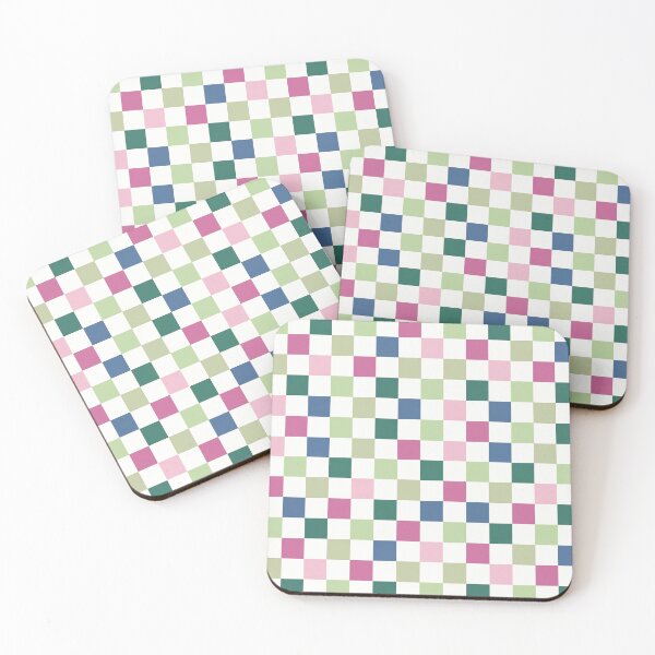Item preview, Preppy Colorful Squares Checkered Design designed and sold by EigengrauART.