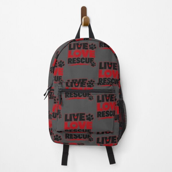 Item preview, Rescue Dog Lover Tee – Live Love Rescue Paw Design designed and sold by ElegantPaws.