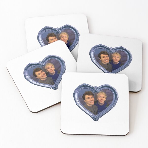 Item preview, Dan and Phil heart eyes designed and sold by brendainthesky.
