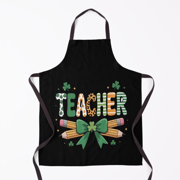 Item preview, Lucky Teacher Happy St Patricks Day Cute Green Shamrock designed and sold by BlassmausArt.