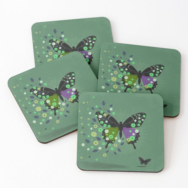 Item preview, Floral Butterfly Wings Nature Dream designed and sold by joycrysstudio.