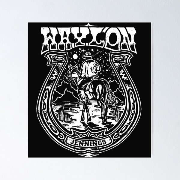 Item preview, Waylon Jennings country music singer designed and sold by edwardstcarmi.