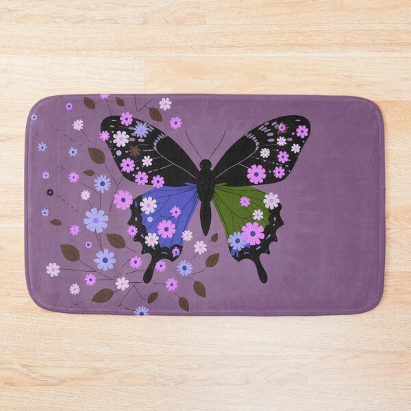 Item preview, Purple Dream Floral Butterfly Wings designed and sold by joycrysstudio.