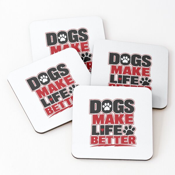 Artikelvorschau, „Hunde machen das Leben besser“-Shirt – Lustiges Geschenk für Hundeliebhaber entworfen und verkauft von ElegantPaws.