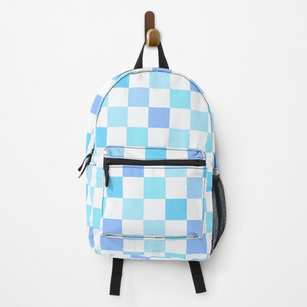 Item preview, Pastel Sky Blue Checkerboard Pattern designed and sold by EigengrauART.