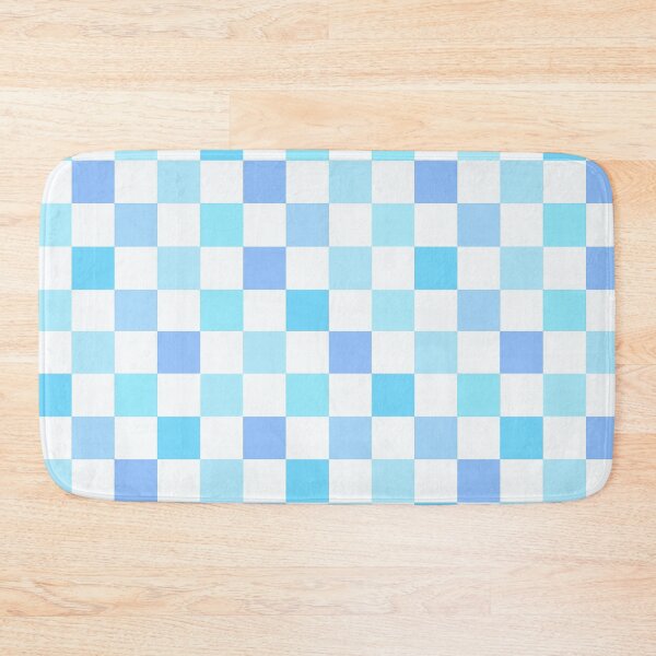 Item preview, Pastel Sky Blue Checkerboard Pattern designed and sold by EigengrauART.